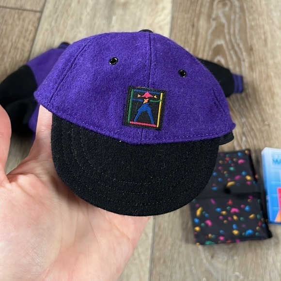 American Girl of Today Purple Varsity Jacket, Filled Backpack and Cap - Picture 4 of 13